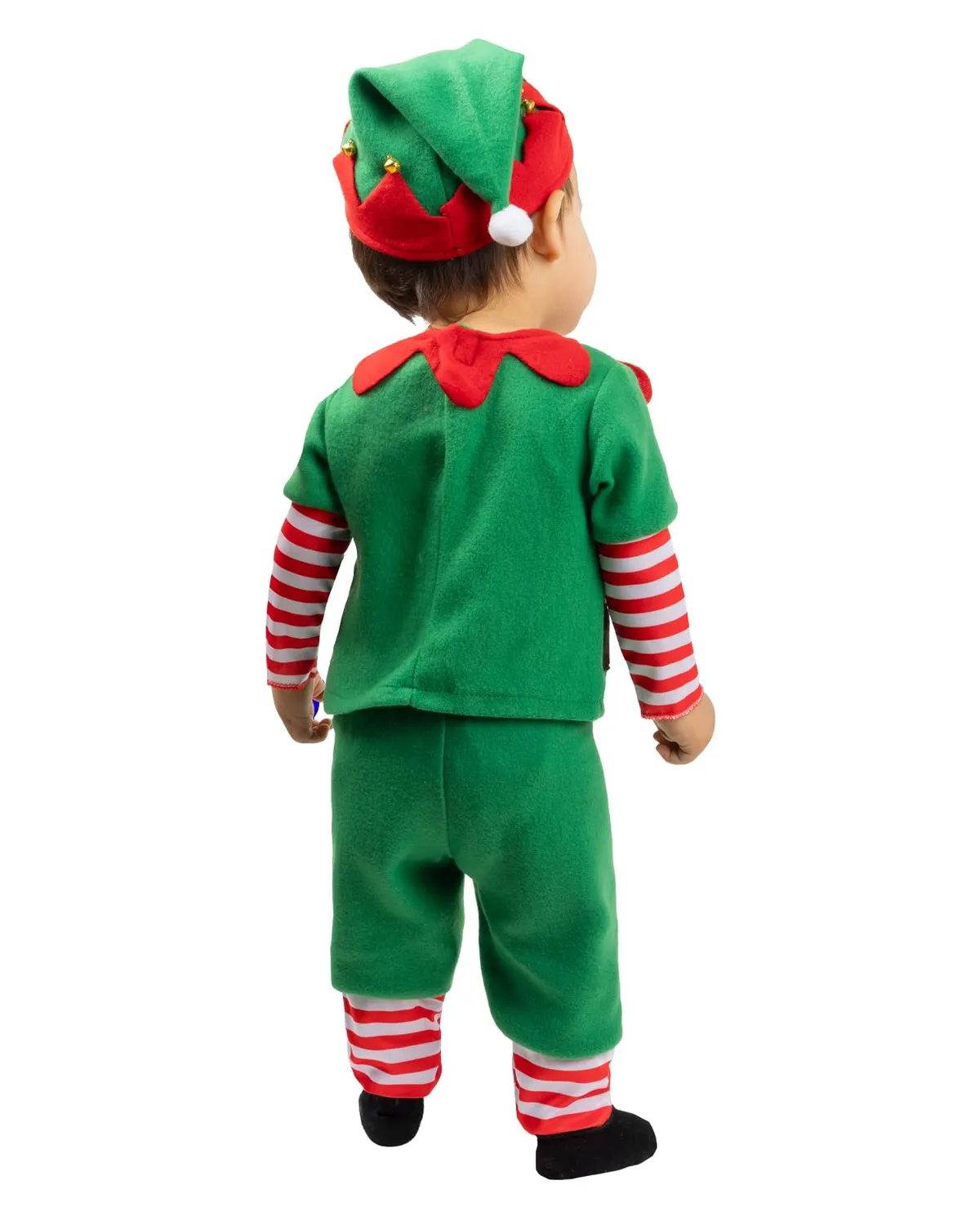 Funidelia Elfo Natalizio costume bebè 12-24 mesi rosso