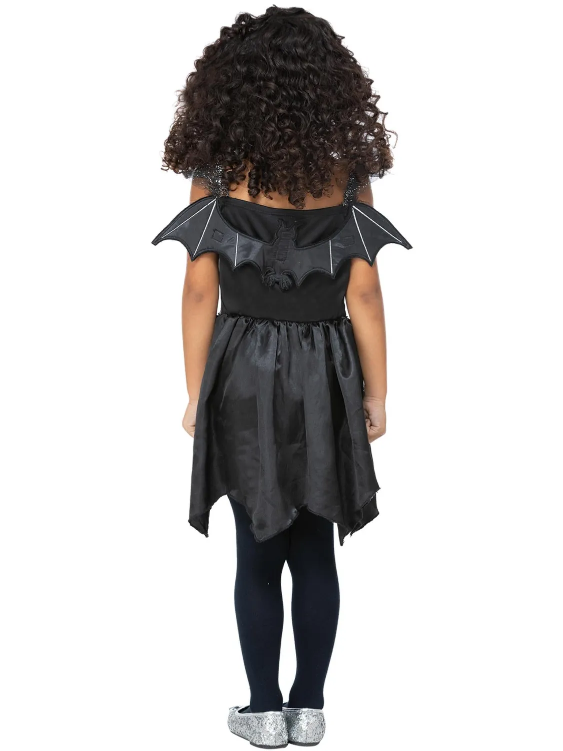 Smiffys Dark Bat Fairy costume bambina nero 4-6 anni