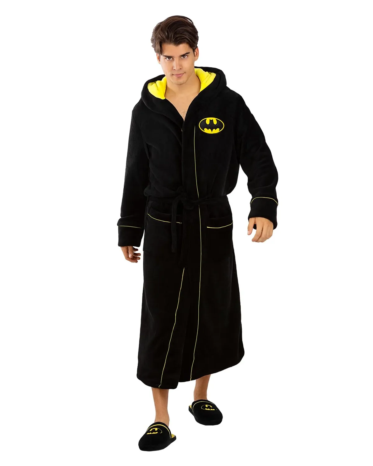 Funidelia Batman Cavaliere Oscuro accappatoio uomo L-XL con cappuccio