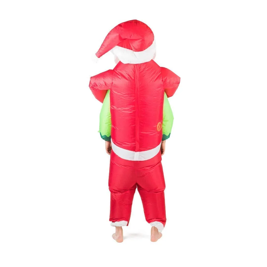 Bodysocks Babbo Natale e Elfo costume gonfiabile adulto taglia unica