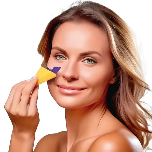 Guirca Trucco Olio Lilla 9 g con Spugna coprente