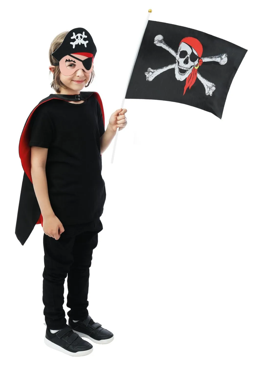 P'tit Clown 23297 costume pirata bambino mantello unisex