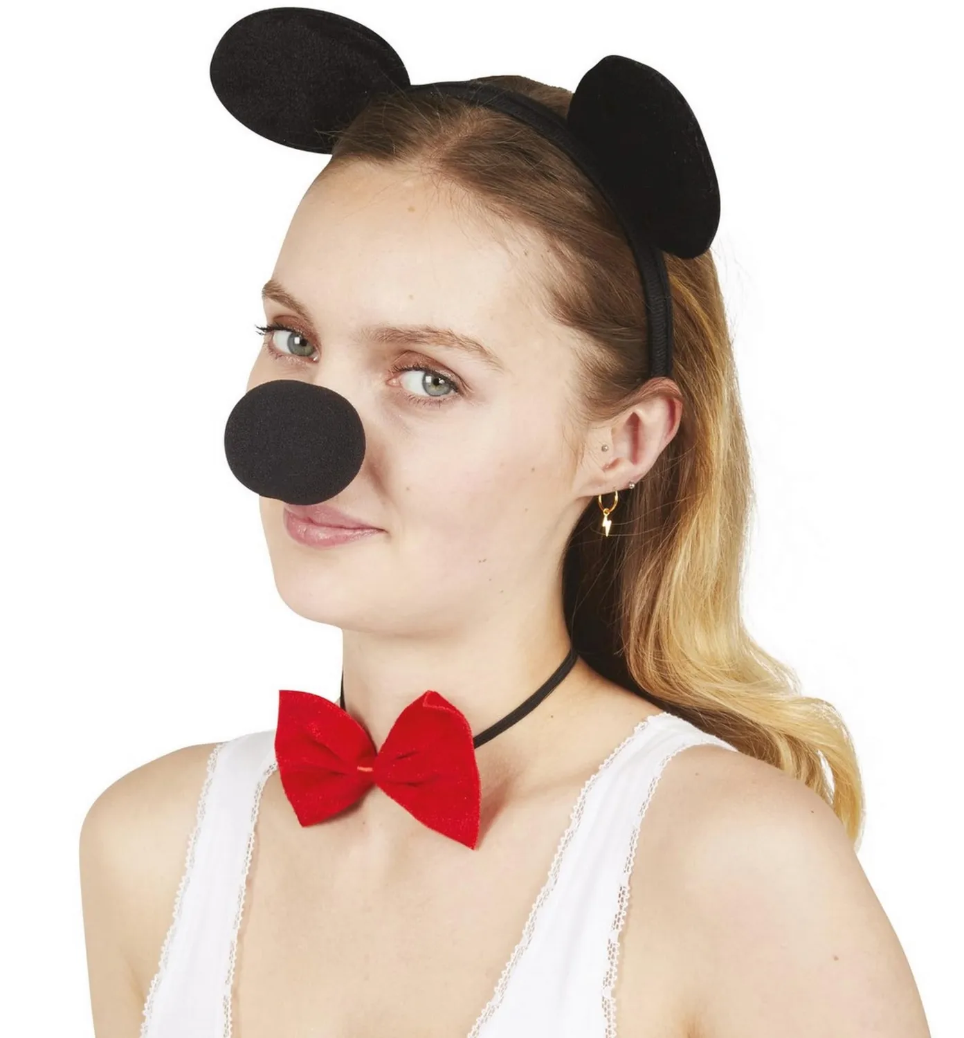 P'tit Clown 14010 set topo nero travestimento Carnevale