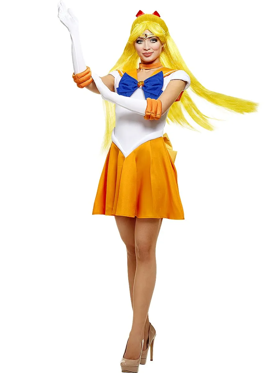 Funidelia Sailor Moon Venus costume donna M arancione