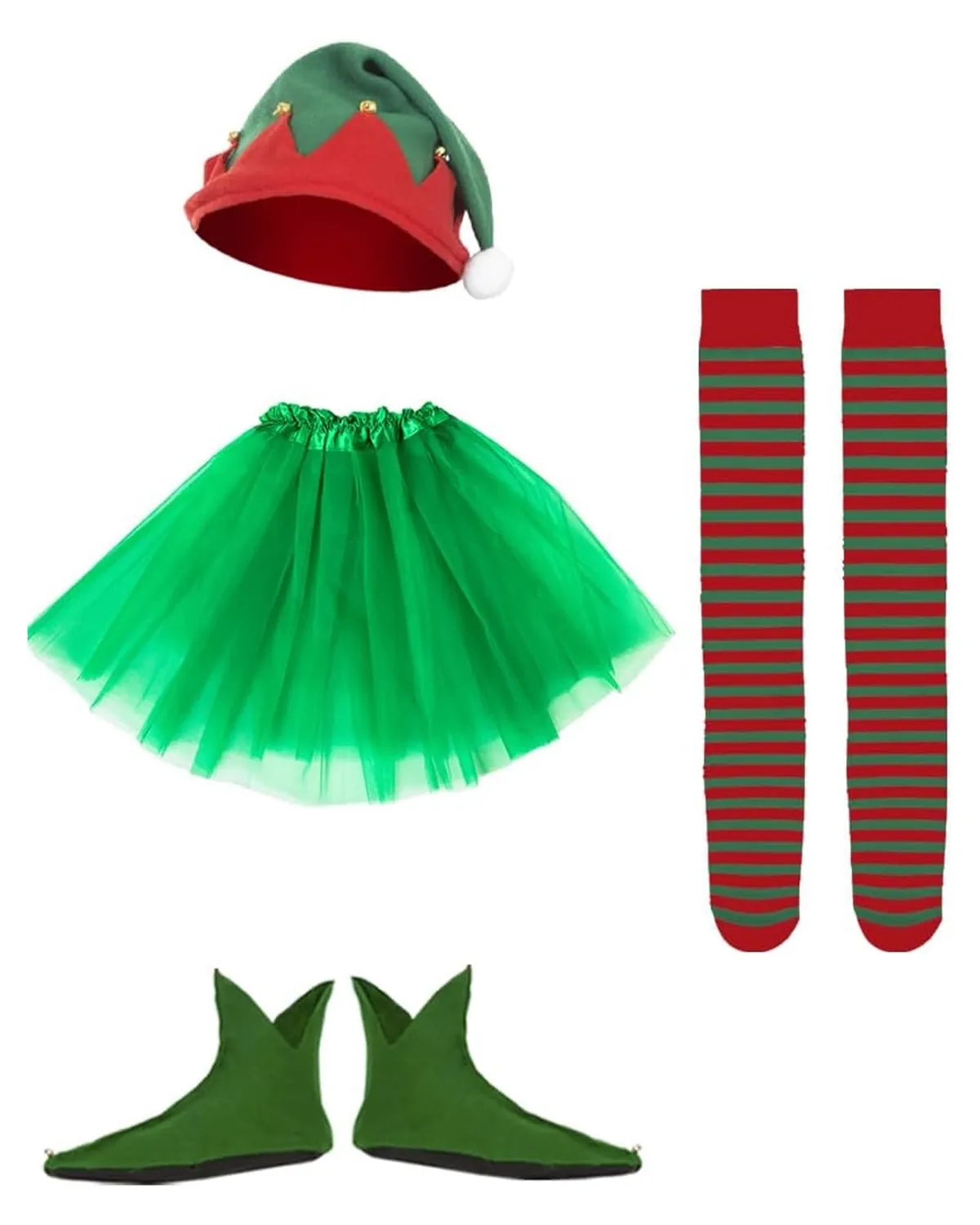 Funidelia Elfo Natalizio costume bambino verde aiutante