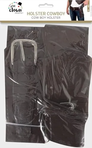 P'tit Clown 28270 cintura cowboy marrone adulto