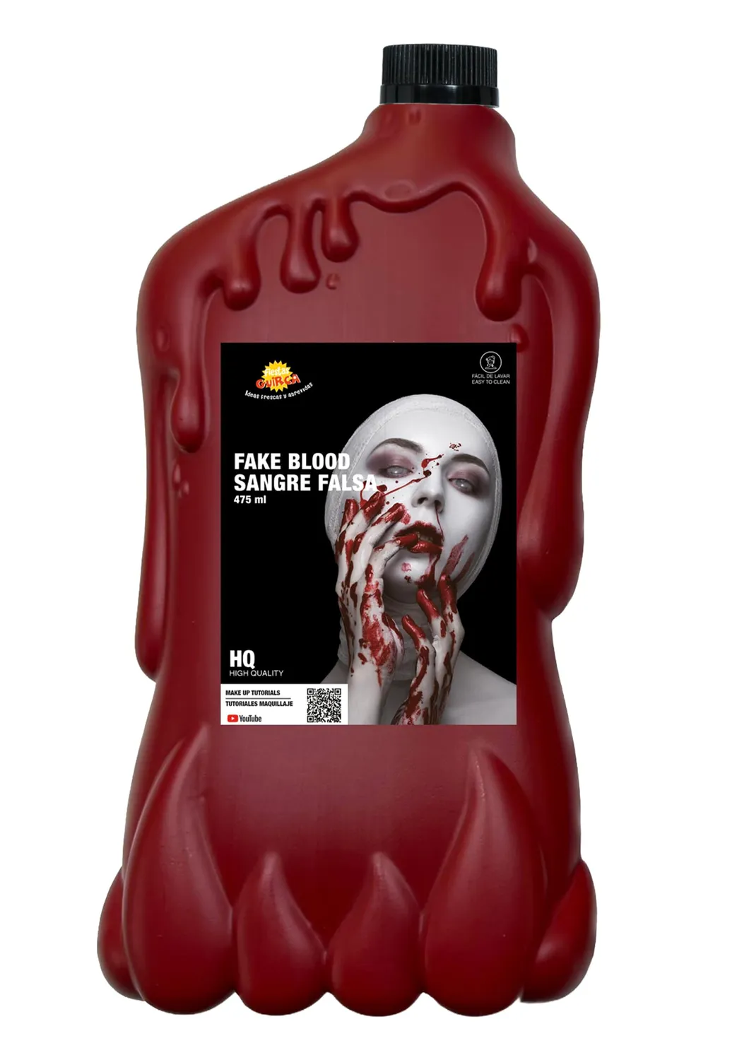 Fiestas Guirca Sangue Finto Lavabile 475 ml rosso brillante