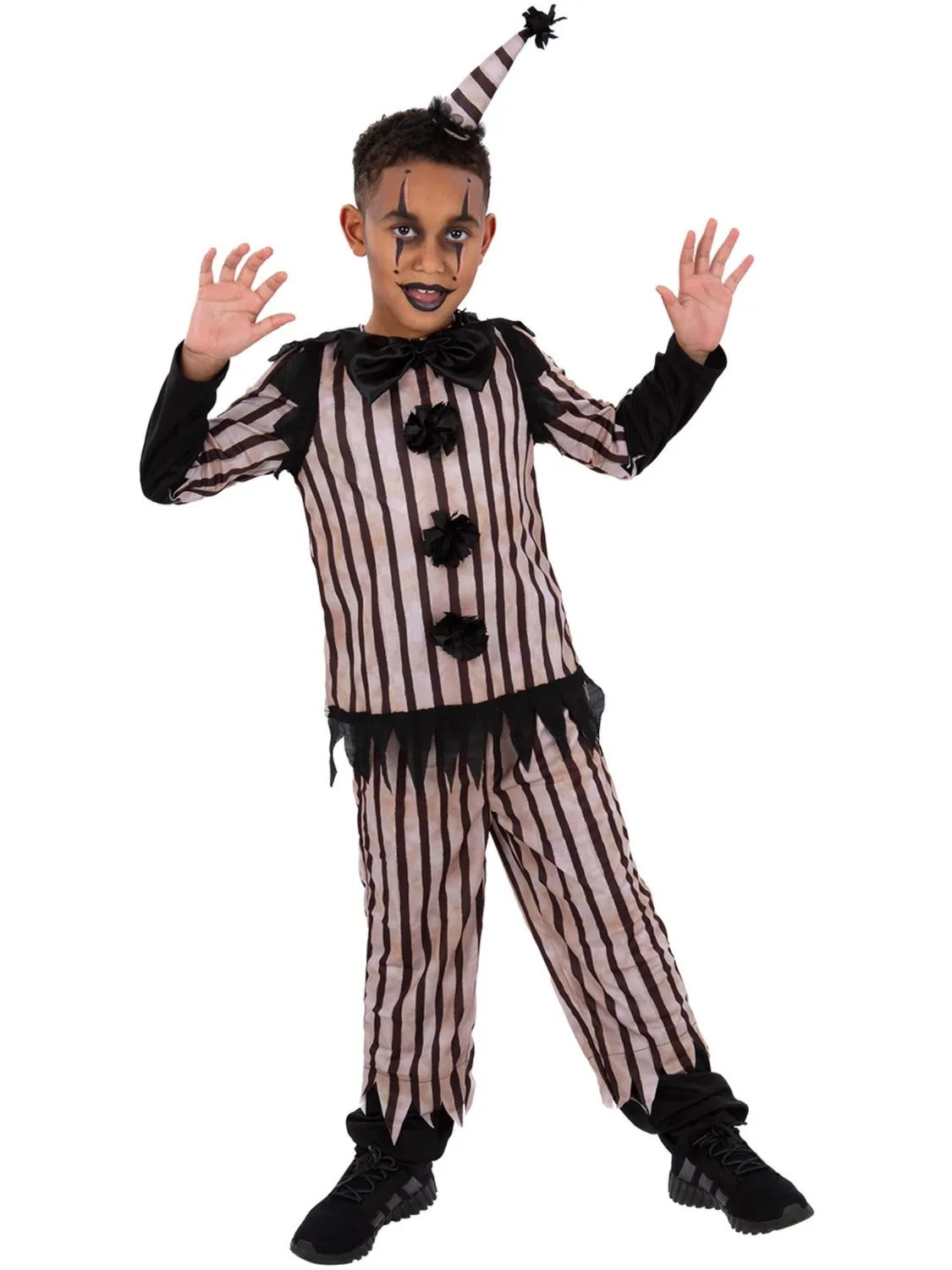 Smiffys Dark Vintage Clown costume bambino horror 4-12 anni