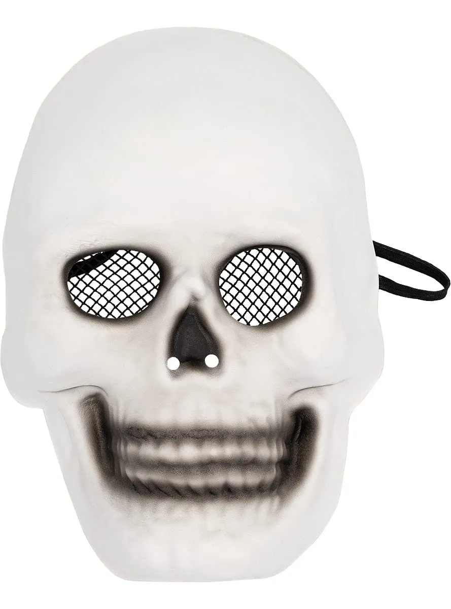Funidelia Scheletro maschera teschio bianca adulto