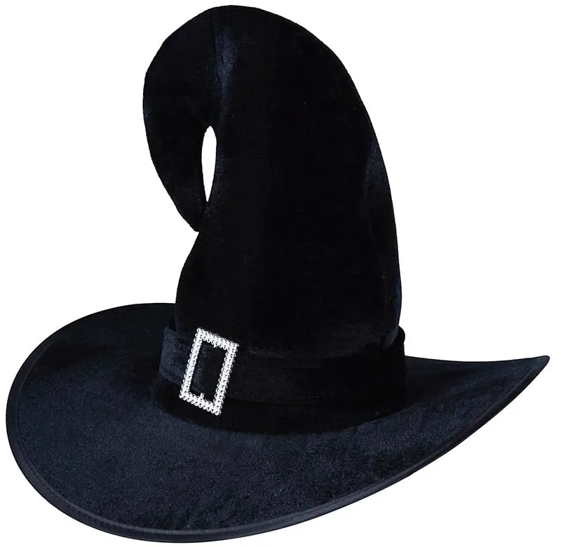 Guirca Cappello Strega Nero accessorio halloween