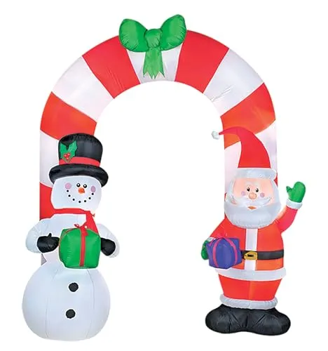P'tit Clown 91974 arco natalizio gonfiabile luminoso 2,40 m