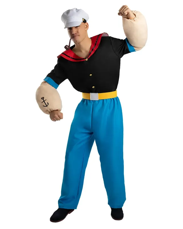 Funidelia Costume Braccio di Ferro Uomo L con Cappello
