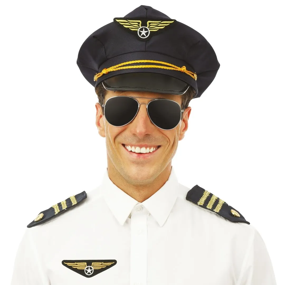 P'tit Clown 25971 occhiali aviatore metallo adulto