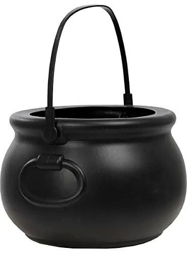 Funidelia Calderone da Strega Nero 18x15 cm Plastica