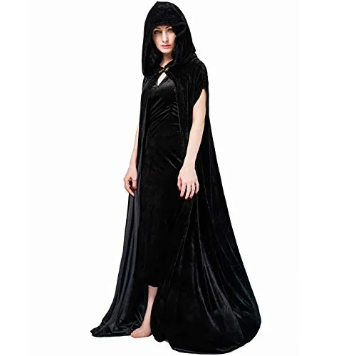 SEA HARE Mago del Capo costume donna nero
