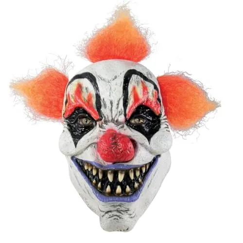 P'tit Clown maschera clown assassino lattice adulto mezza maschera