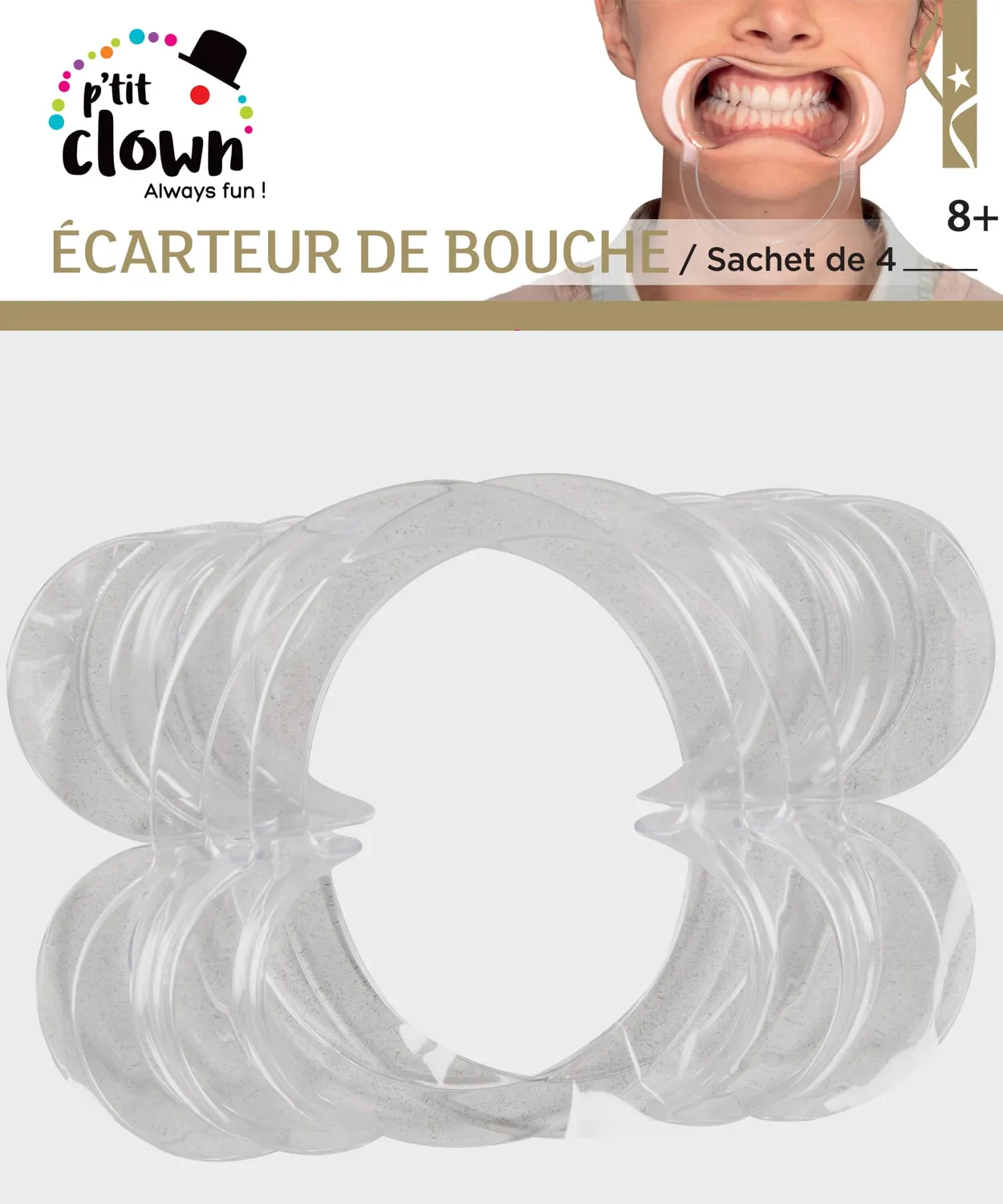 P'tit Clown 45018 Spatola Trucco Trasparente