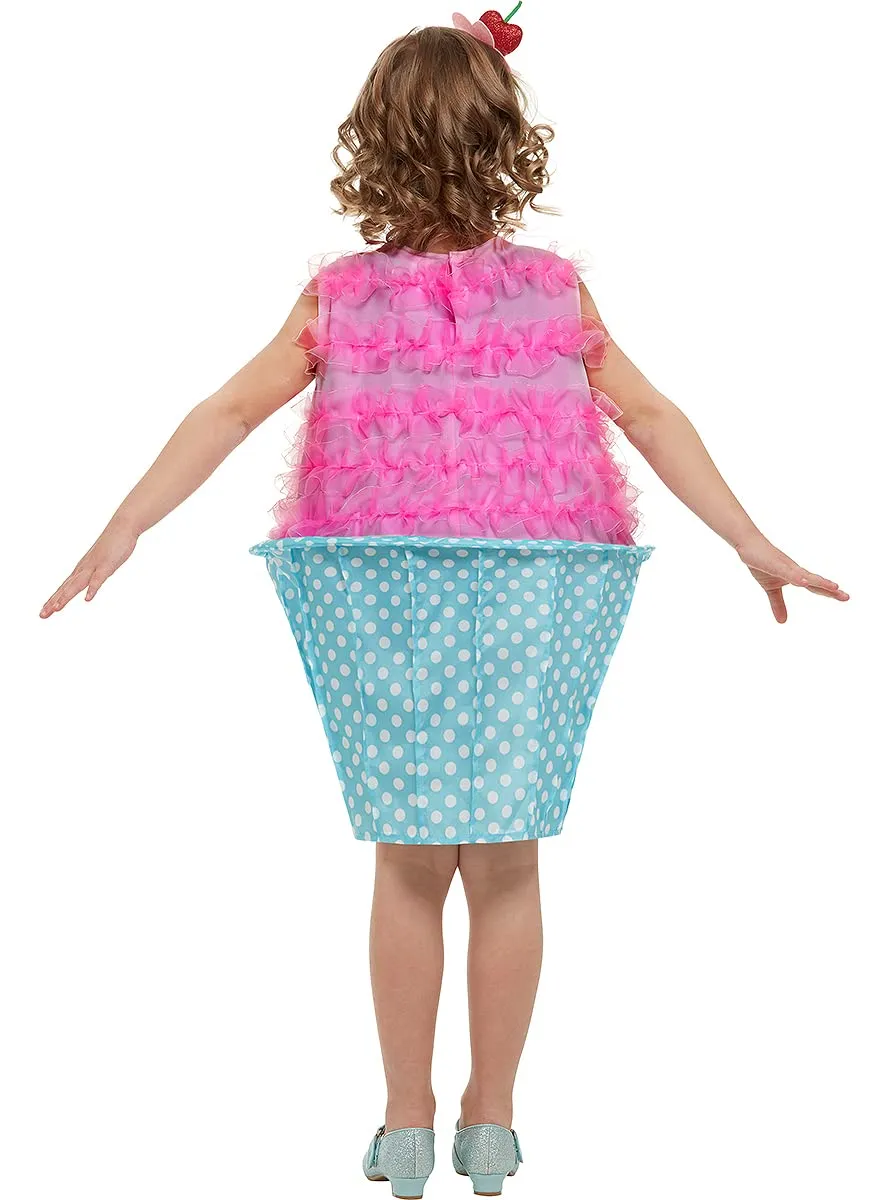 Funidelia Cupcake costume bambina rosa dolce
