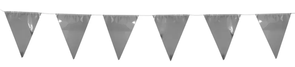 P'tit Clown re41180 ghirlanda bandierine 3,6 m argento
