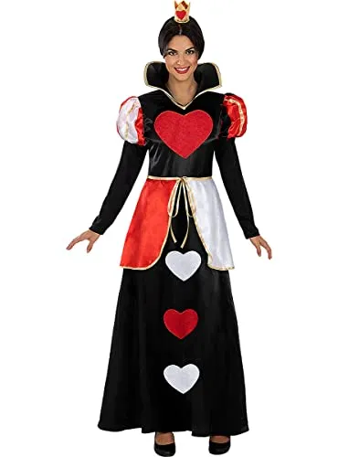 Funidelia Regina di Cuori costume donna classico rosso nero