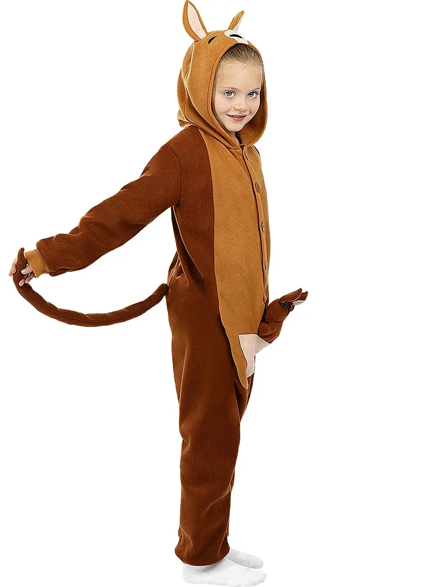 Funidelia Canguro onesie costume bambino 7-9 anni multicolore