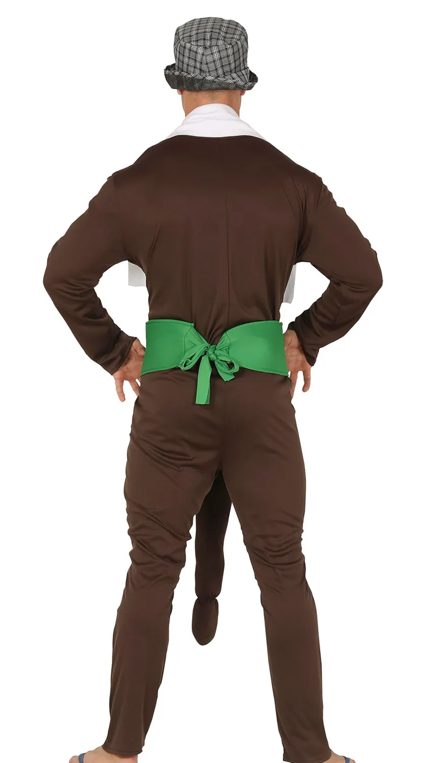 Fiestas Guirca Pisello Sorpresa costume uomo M 48-50 marrone