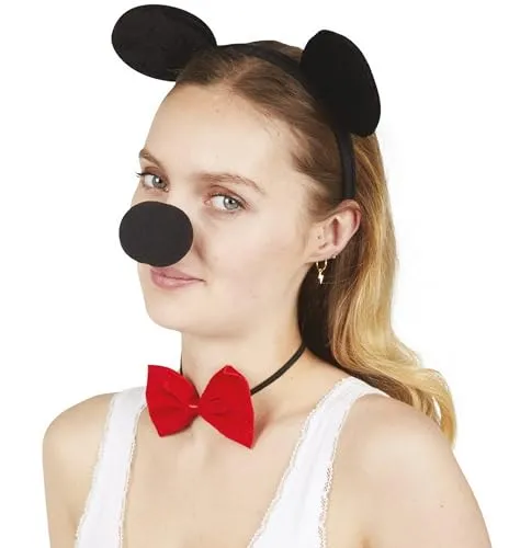 P'tit Clown 14010 set topo nero travestimento Carnevale