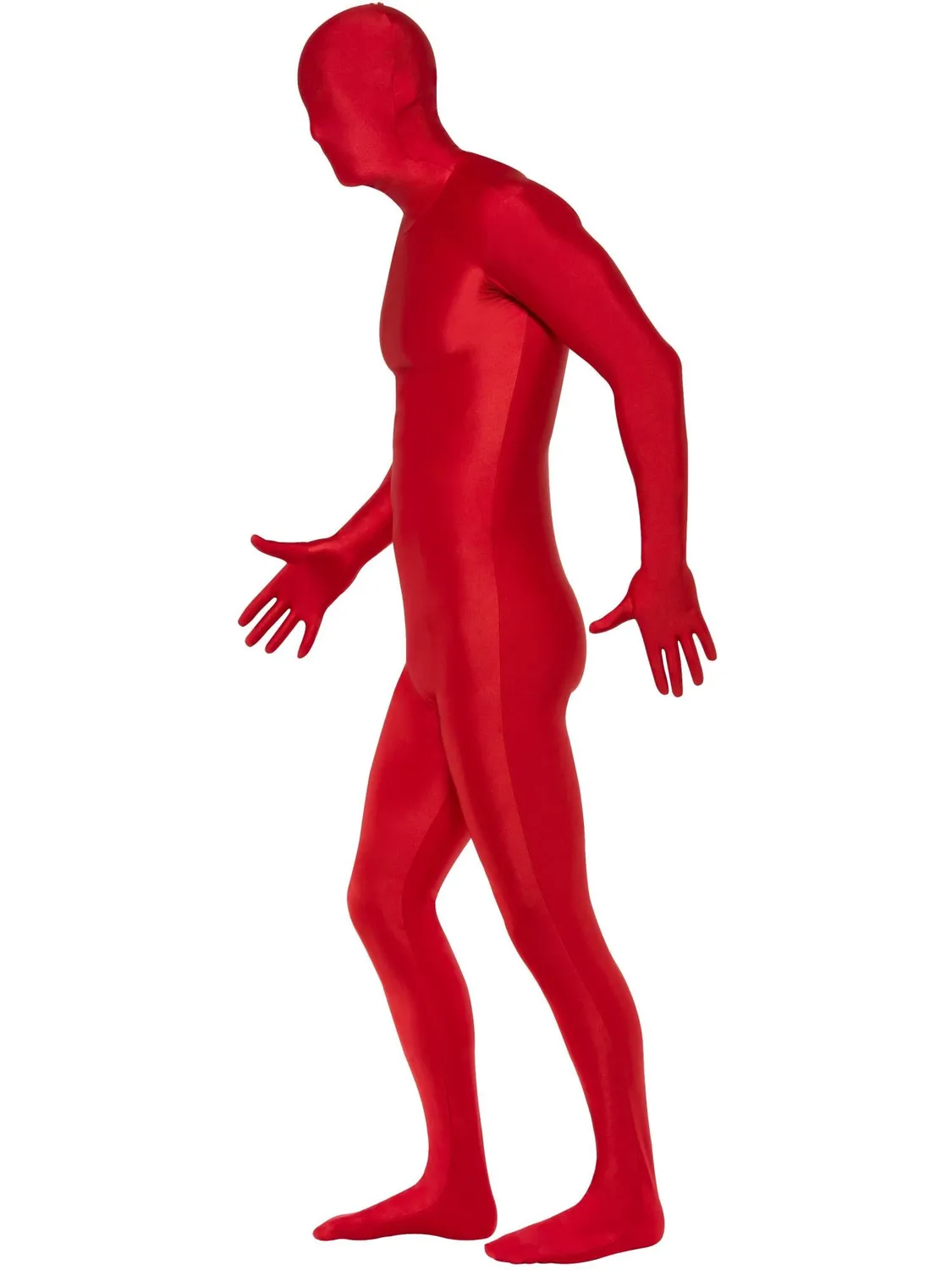Smiffys Second Skin Suit tuta elastica rossa adulto M