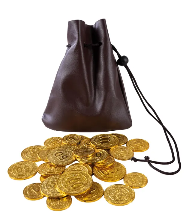 P'tit Clown Robin des Bois borsa 25 monete d'oro