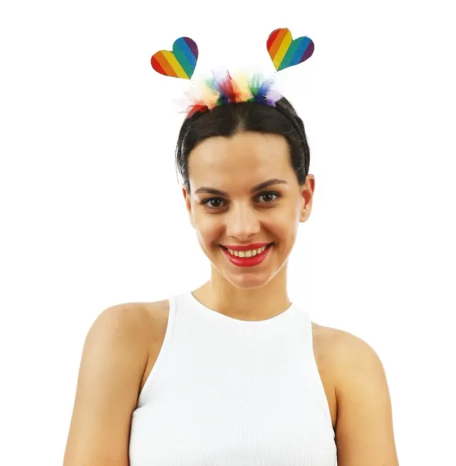 P'tit Clown 23257 cerchietto arcobaleno pride cuori