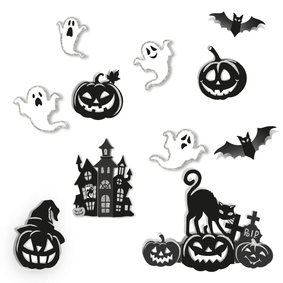 P'tit Clown Sticker Halloween adesivo 3D decorazione