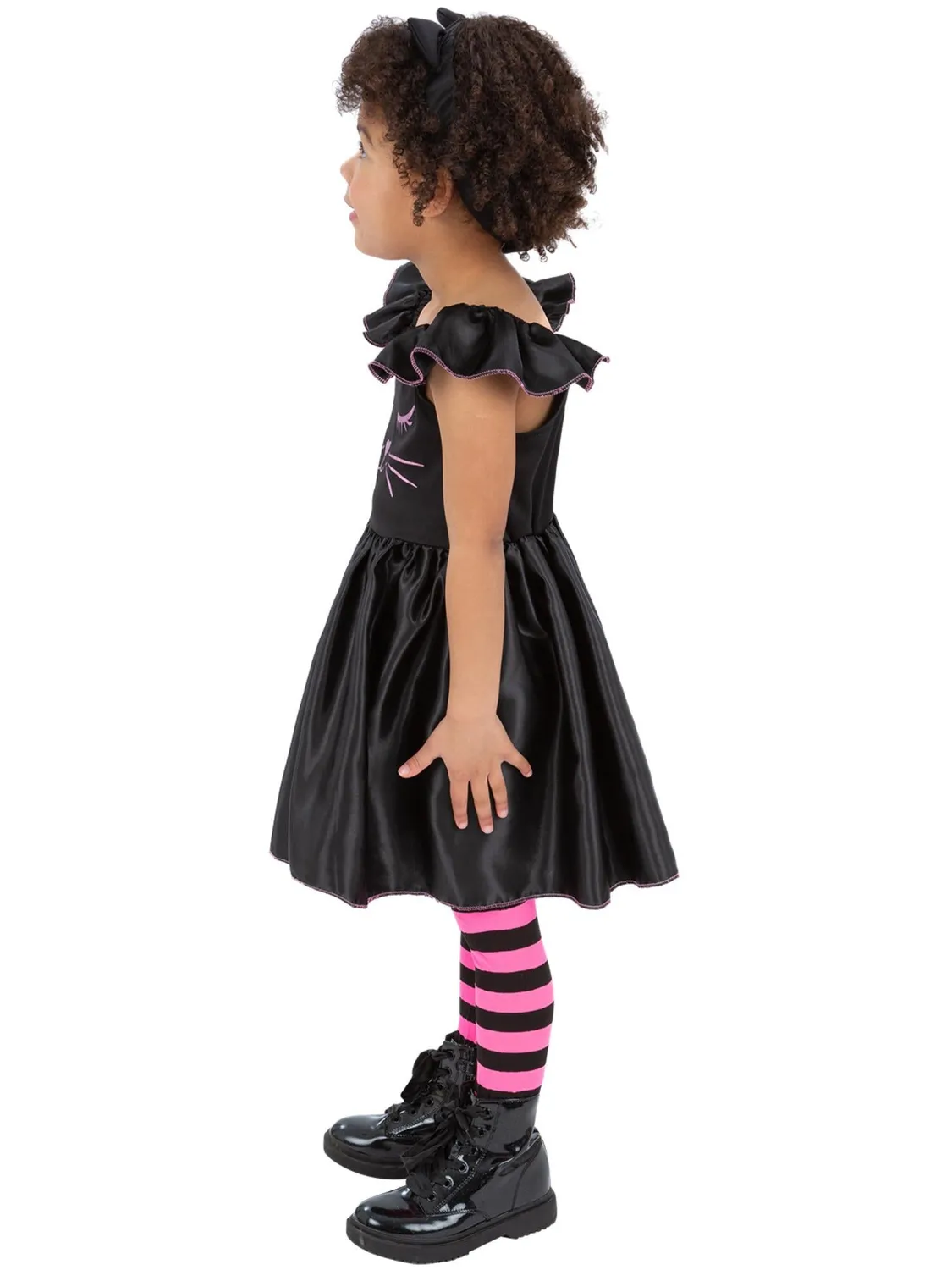 Smiffys Toddler Cat costume gatto 1-2 anni bambina nero
