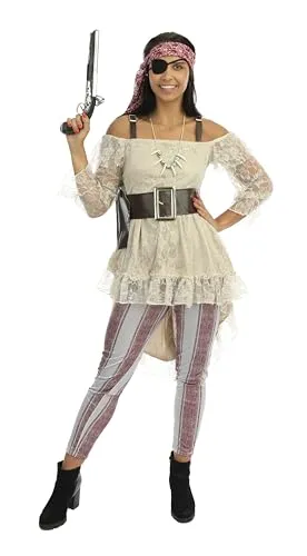 P'tit Clown Corsara Costume Donna L-XL Poliestere