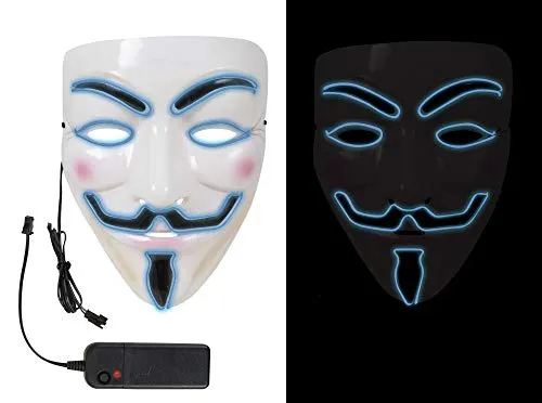 P'tit Clown re44062 Maschera Luminosa Anonima LED