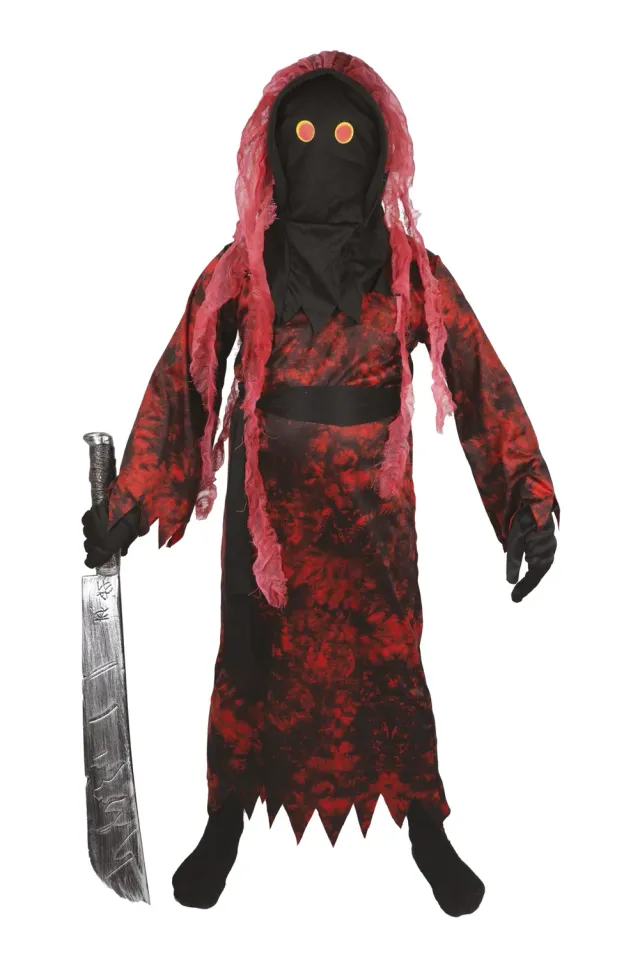 P'tit Clown Diavolo costume bambino rosso 10/12 anni Halloween