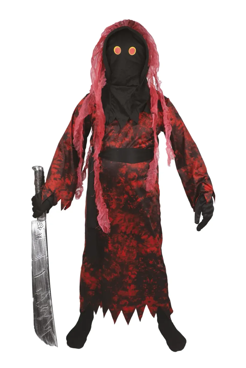 P'tit Clown Diavolo costume bambino rosso 10/12 anni Halloween