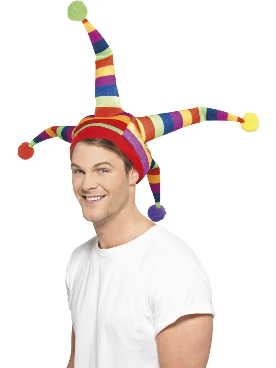 Smiffys Jester Hat cappello giullare multicolore