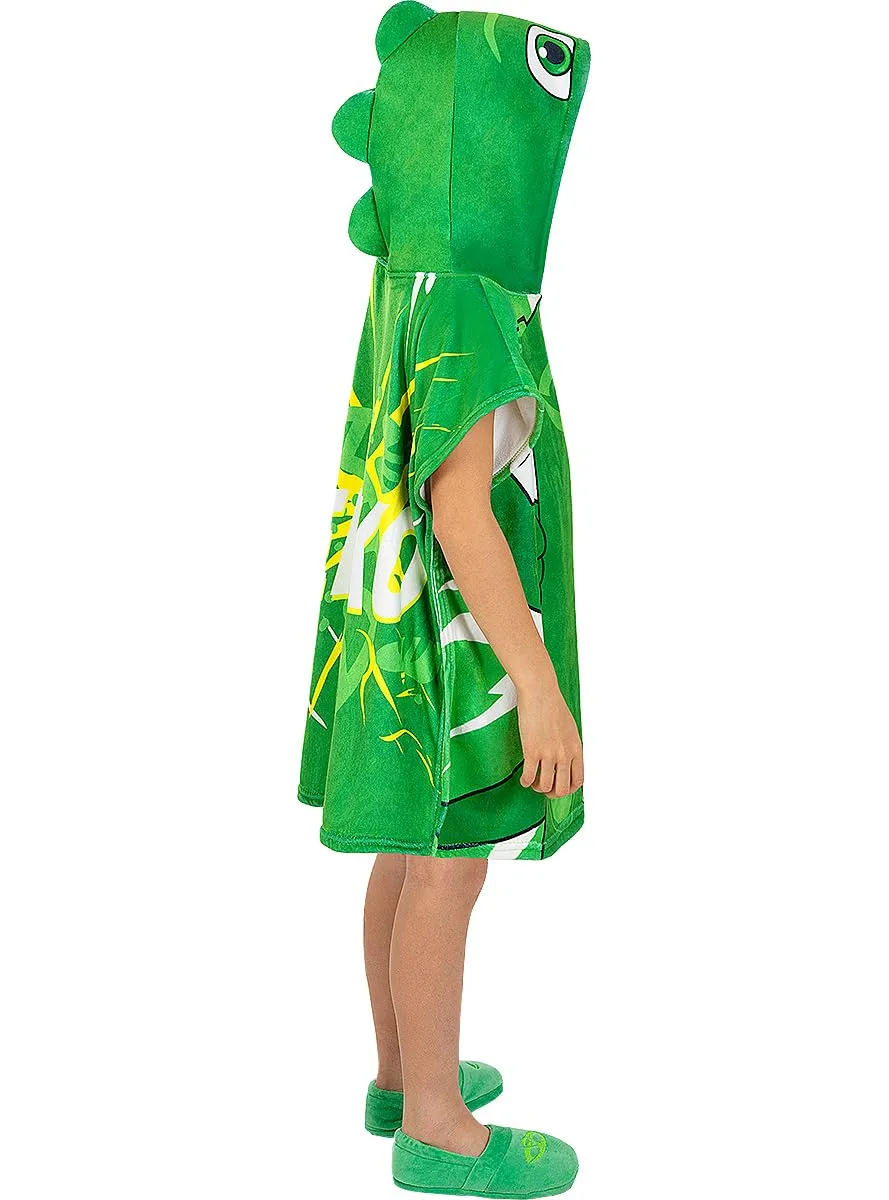 Funidelia PJ Masks Poncho mare Geco bimbo verde