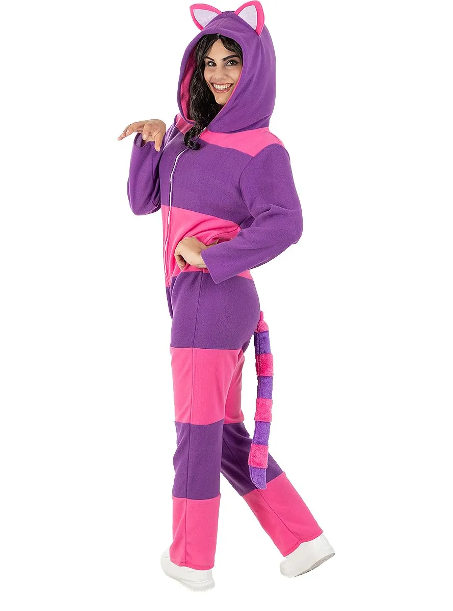 Funidelia Gatto Cheshire Stregatto onesie donna viola