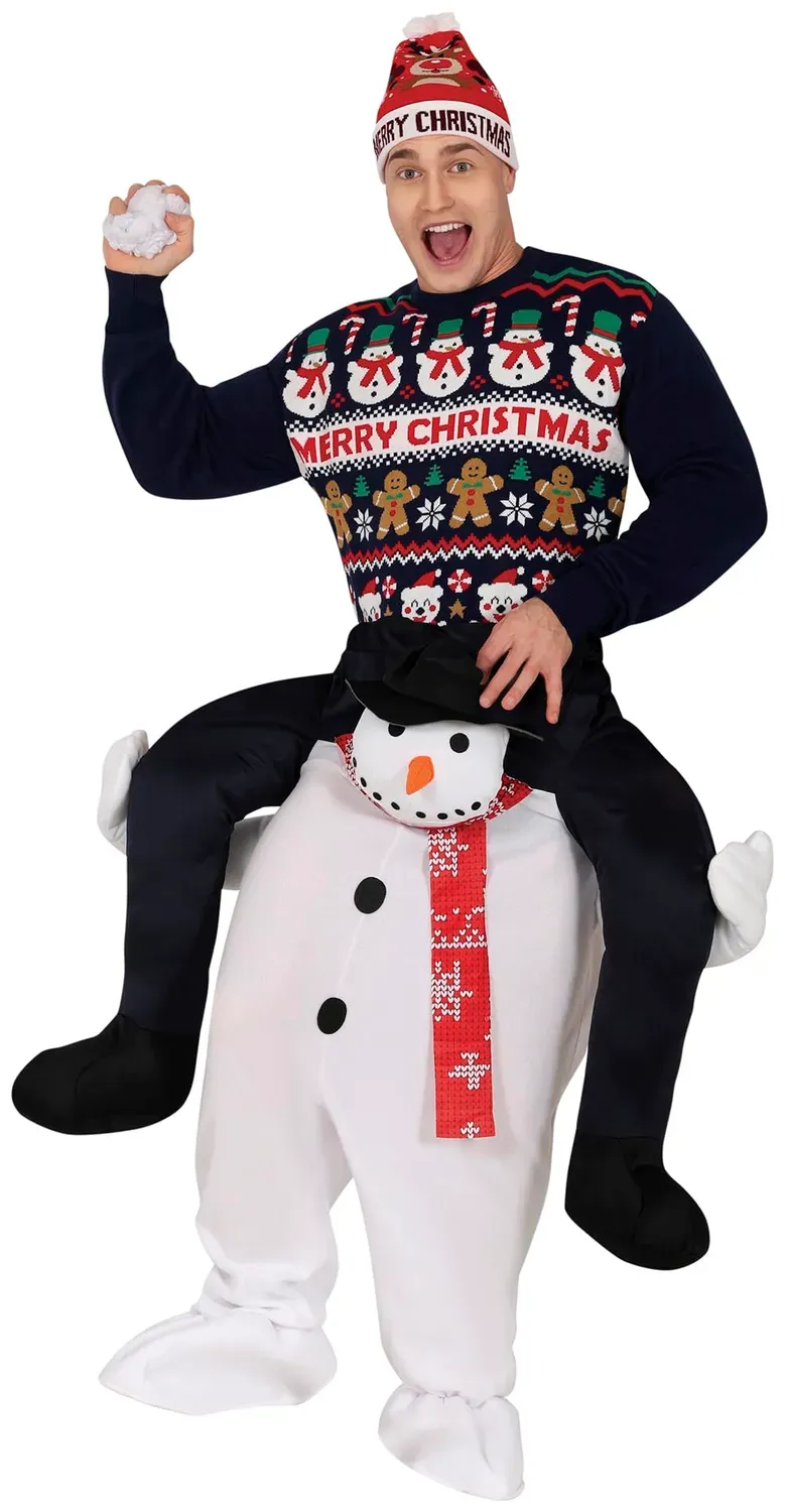 Fiestas Guirca Let Me Go Snowman costume pupazzo di neve pantaloni