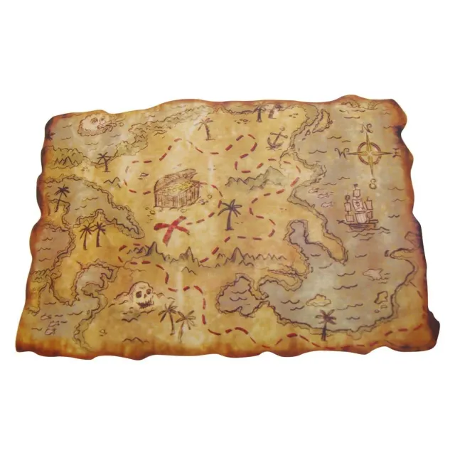 P'tit Clown 20019 mappa del tesoro 29x45 cm pirati