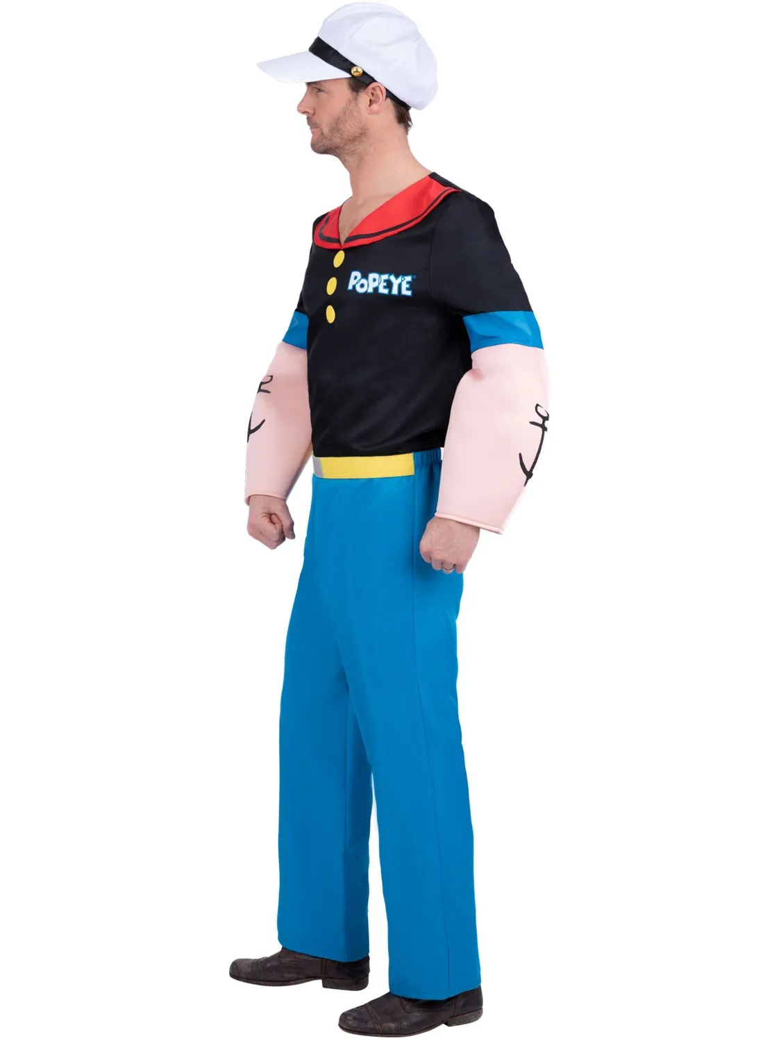 Smiffys Popeye costume marinaio muscoli Large 42-44