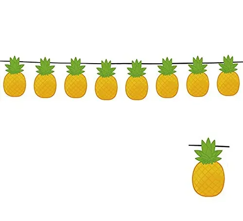 Fiestas Guirca Ananas Ghirlanda 15 Pezzi 300 cm Tropicale