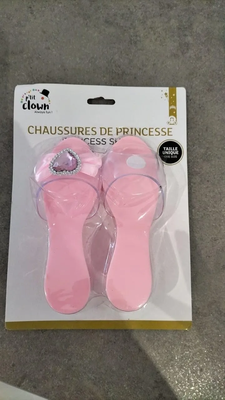 P'tit Clown 10034 Scarpe Principessa Blu Plastica