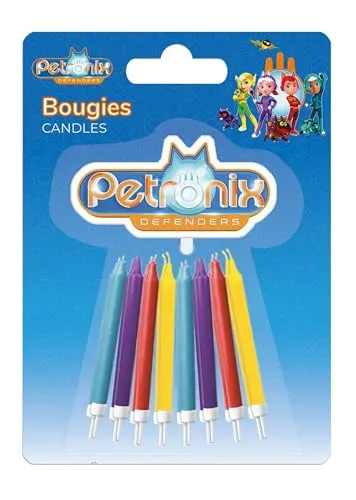 P'tit Clown 23206 candele Petronix Defenders 13 pz ufficiali