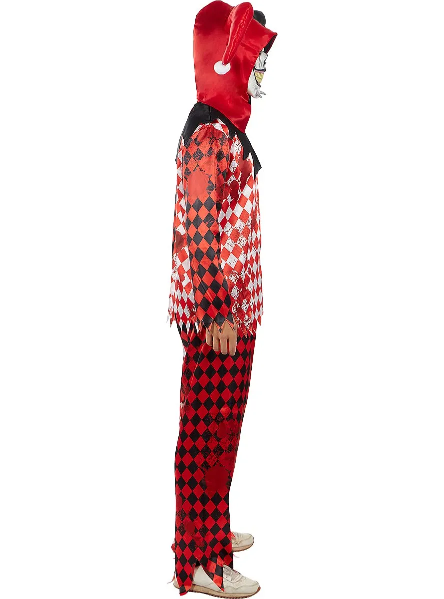 Funidelia Giullare inquietante costume uomo nero S-M