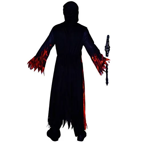 SEA HARE Fiamma Costume Uomo Halloween con Cappuccio