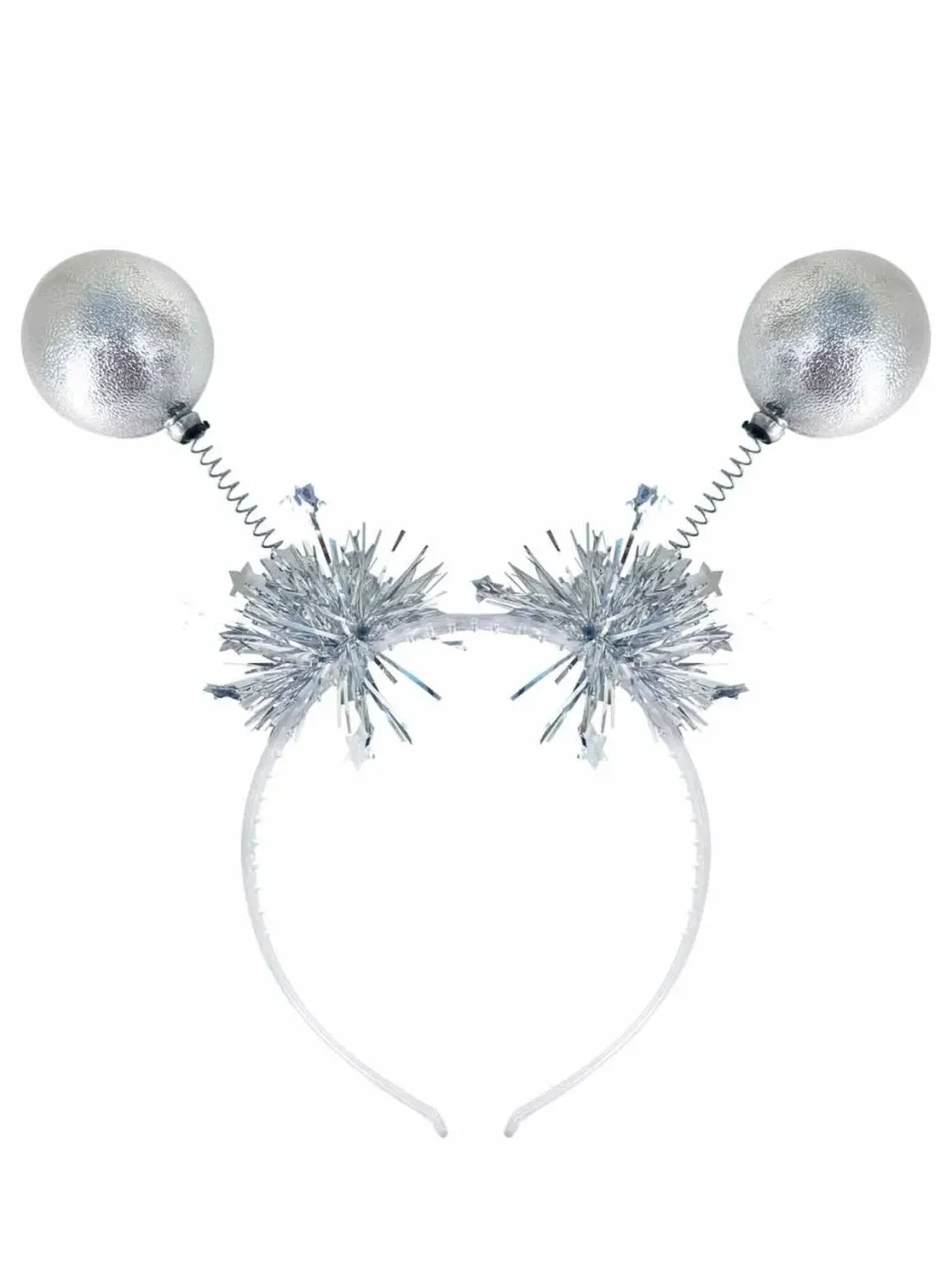 Smiffys Glitter Ball cerchietto argento brillantini