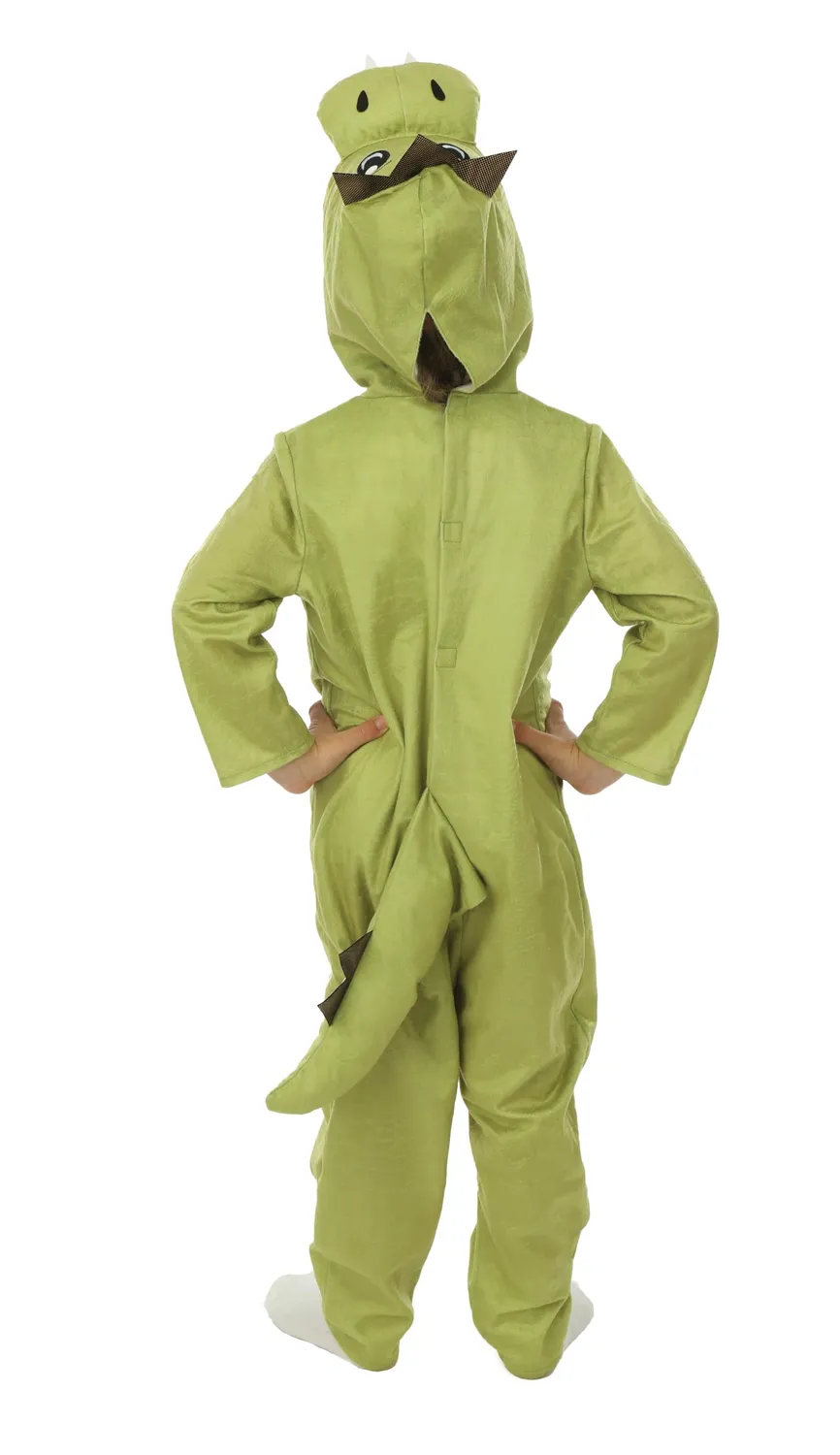 P'tit Clown costume dinosauro verde 7-9 anni tuta