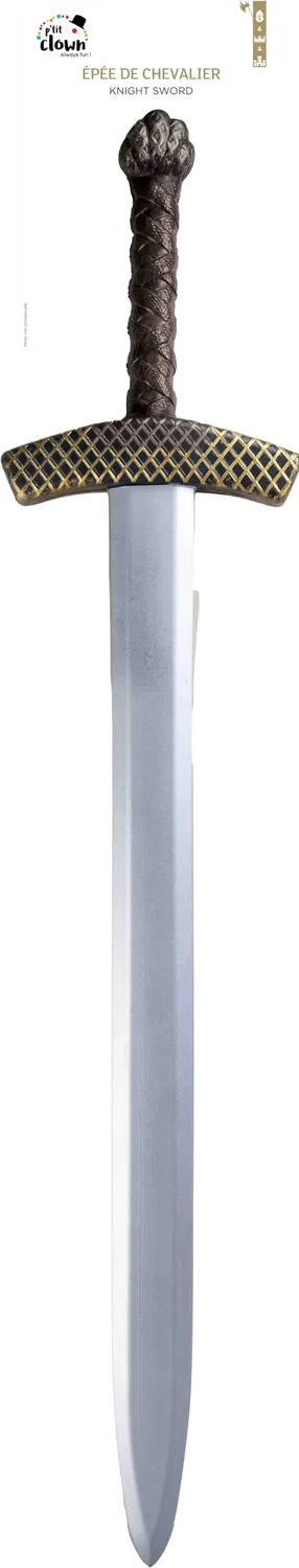 P'tit Clown Spada Cavaliere Adulto 86 cm Plastica
